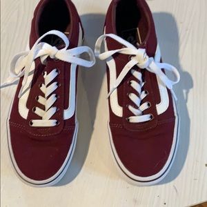 Vans brand new maroon